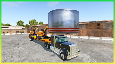 TruckFails | Hydraulic Press vs Trucks | BeamNG.Drive |TrucksFails