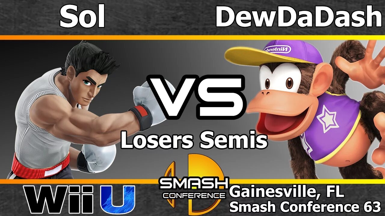 Noble|Sol (Little Mac) vs. DewDaDash (Diddy) - Losers Semis - SC63