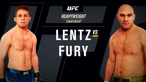 EA Sports UFC 4 Gameplay Tyson Fury vs Nik Lentz