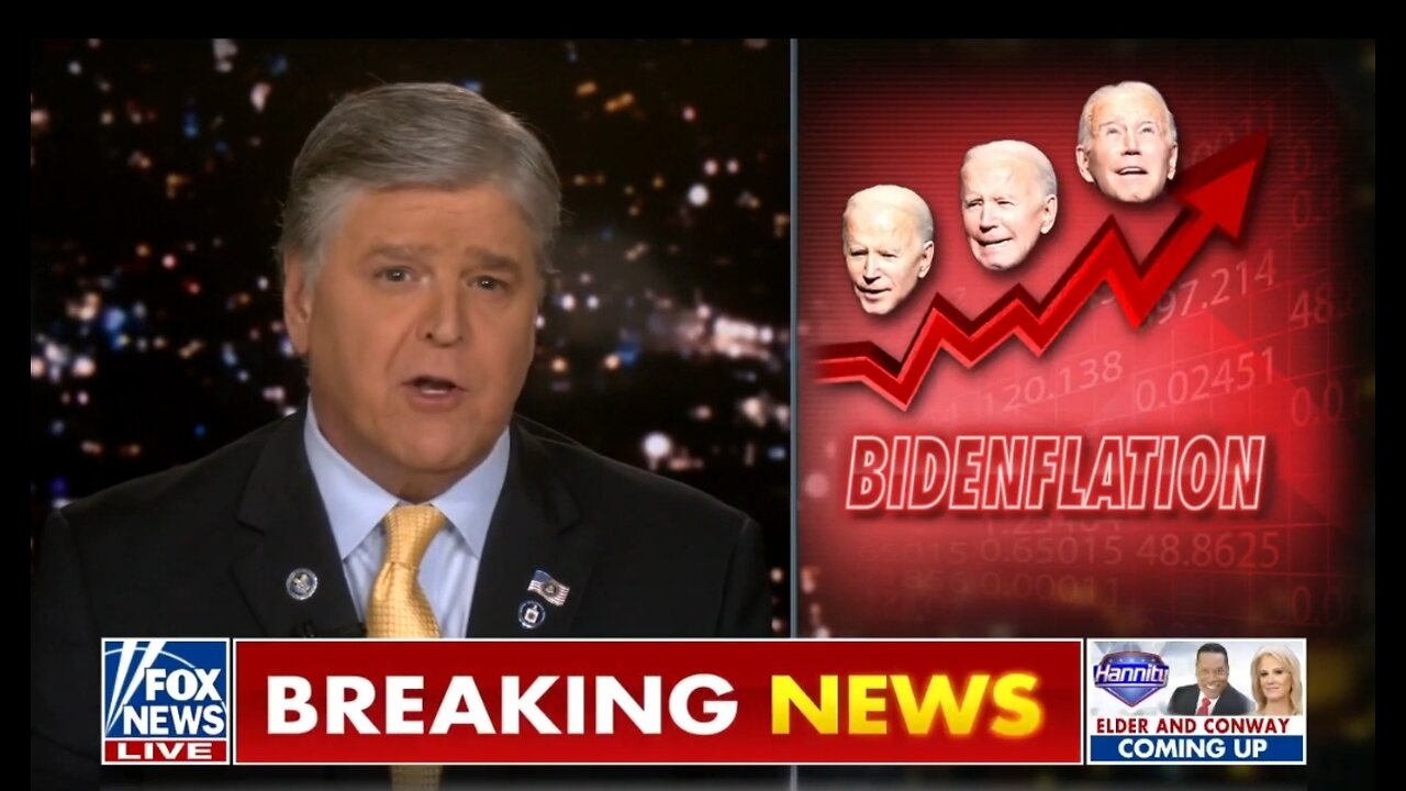 Hannity: Biden's Inflation Numbers Are A Disaster, Dangerous