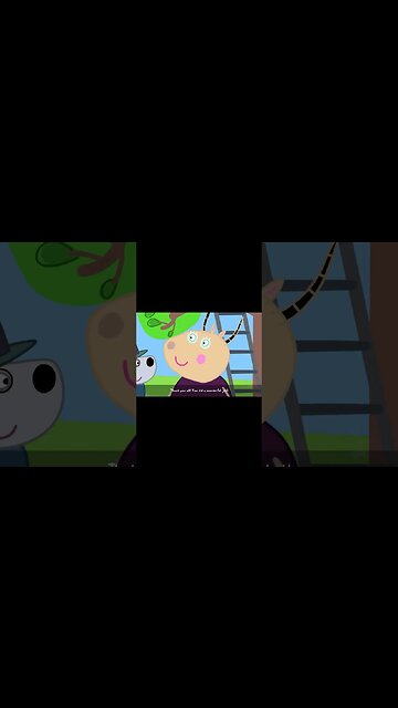 MY FRIEND PEPPA PIG - TIDDLES IS STUCK IN A TREE #shorts