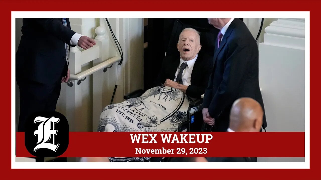 WEX Wakeup: Rosalynn Carter laid to rest ; National Christmas Tree knocked over by strong winds