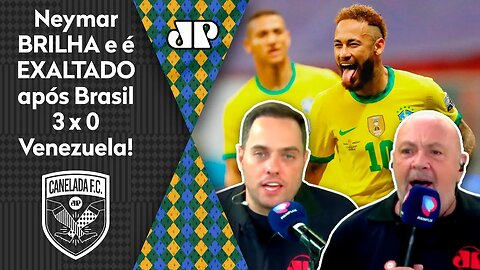 "Falem o que for, mas a REAL é que o Neymar..." Veja DEBATE após Brasil 3 x 0 Venezuela!