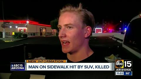 Man hit and killed by vehicle in Tempe