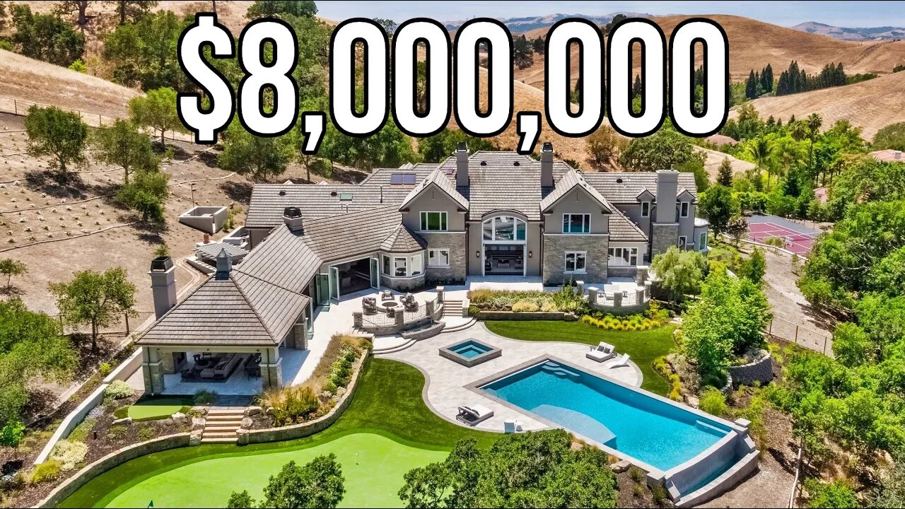 $8 Million Exclusive Gated Blackhawk Country Club Estate | Mansion Tour