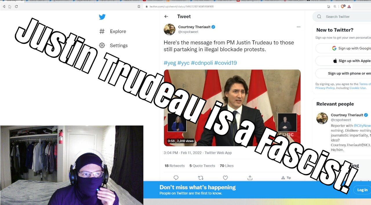 CANADA TRUCKERS VS JUSTIN TRUDEAU