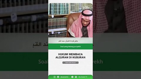 Hukum membaca al-Quran di kuburan