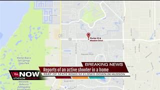 Active shooter reported in a Pasco County home