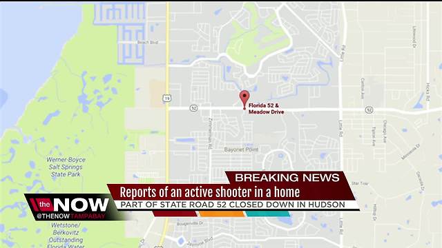 Active shooter reported in a Pasco County home