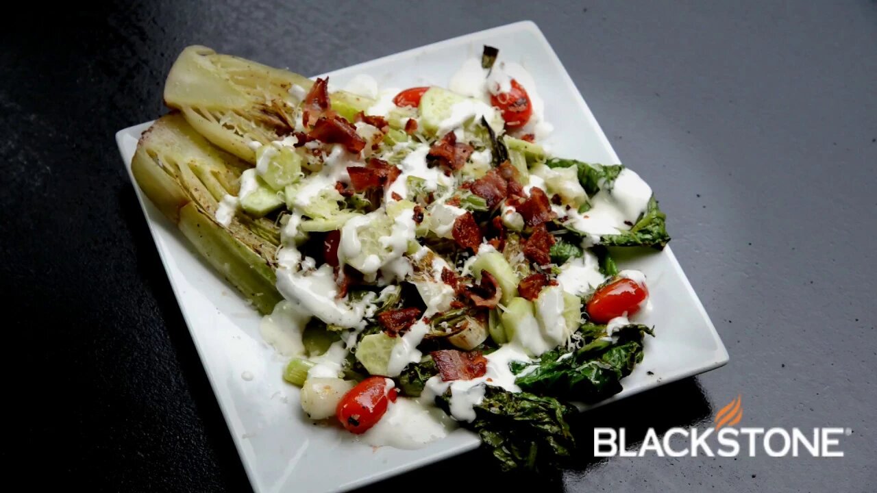 Romaine Salad on the Blackstone 36" Griddle