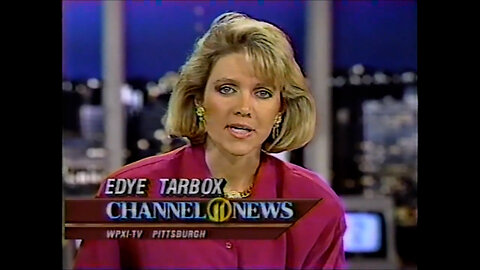 March 24, 1989 - Edye Tarbox WPXI Pittsburgh News Bumper & Promo