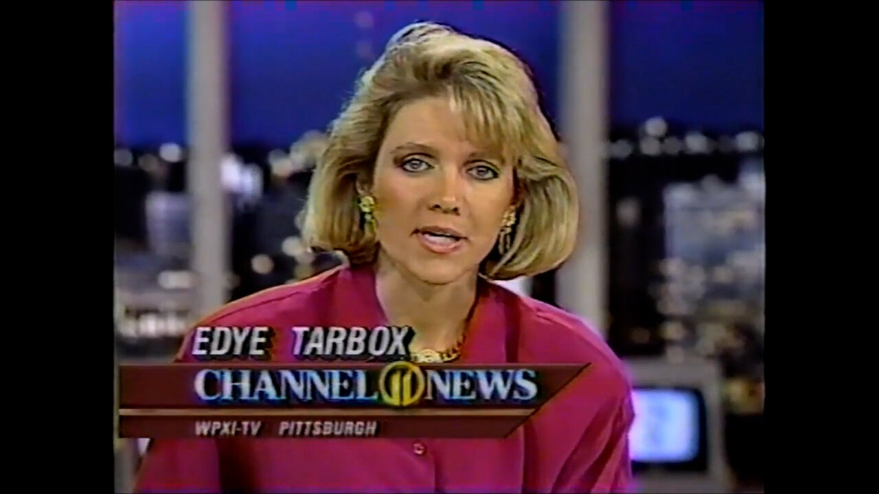 March 24, 1989 - Edye Tarbox WPXI Pittsburgh News Bumper & Promo