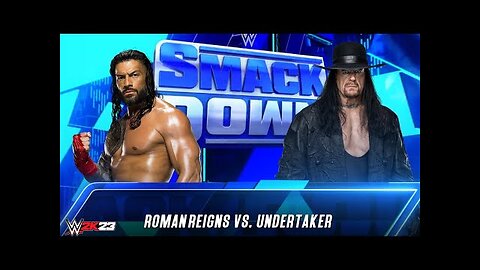 WWE 2k24 Roman Reigns vs undertaker WrestleMania