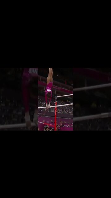 Gabby Douglas on Bars - 2012 Olympics All Around #shorts