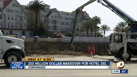 Hotel del Coronado undergoes makeover
