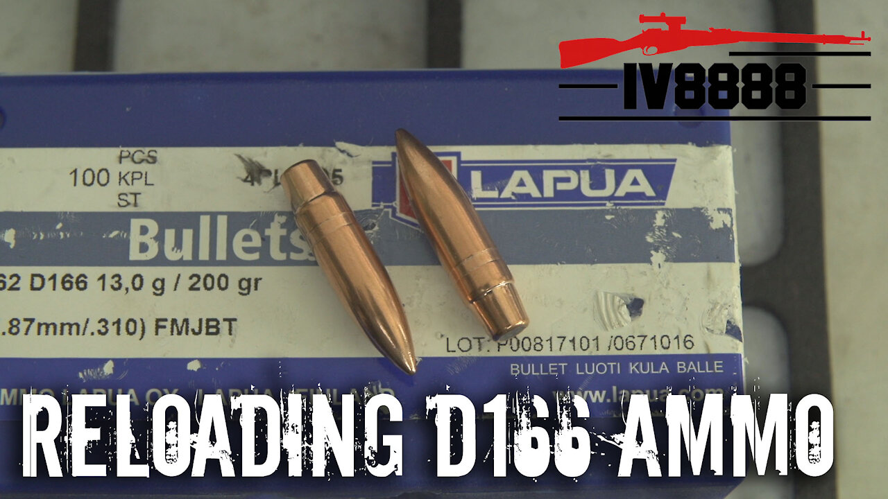 Reloading 7.62x54R D166 for the Finnish M39