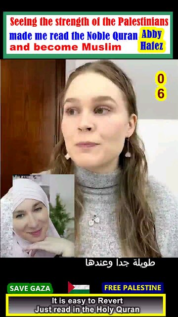 Seeing the strength of the Palestinians made me read the Quran and become Muslim Abbey Hafez 06