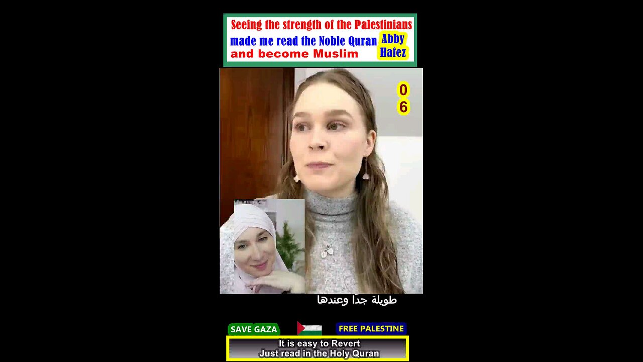 Seeing the strength of the Palestinians made me read the Quran and become Muslim Abbey Hafez 06