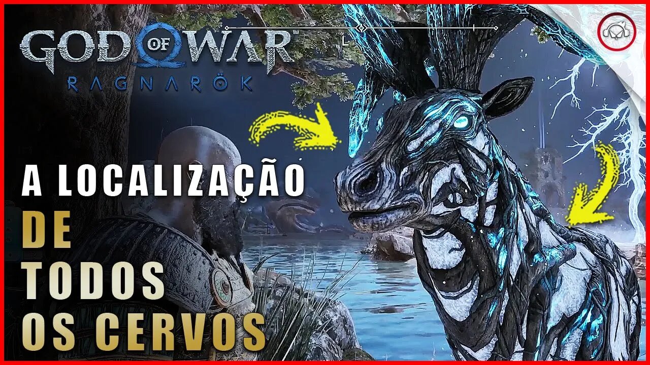 God of war Ragnarok, A localização de todos os Cervos | Super dica