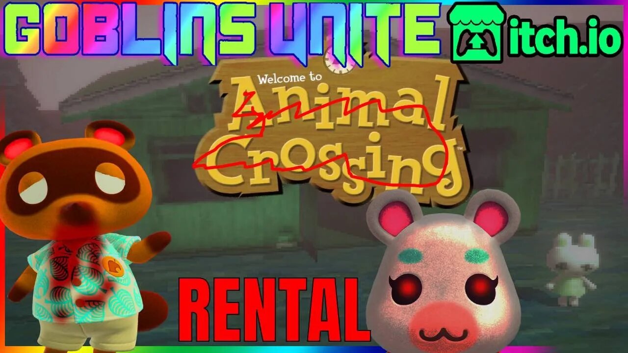 ANIMAL CROSSING HORROR ITCH.IO - Rental Indie game