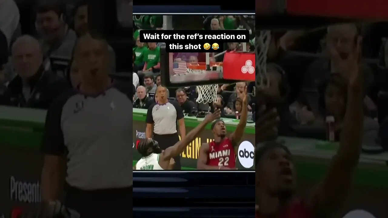 Wait for the ref's reaction on this shot