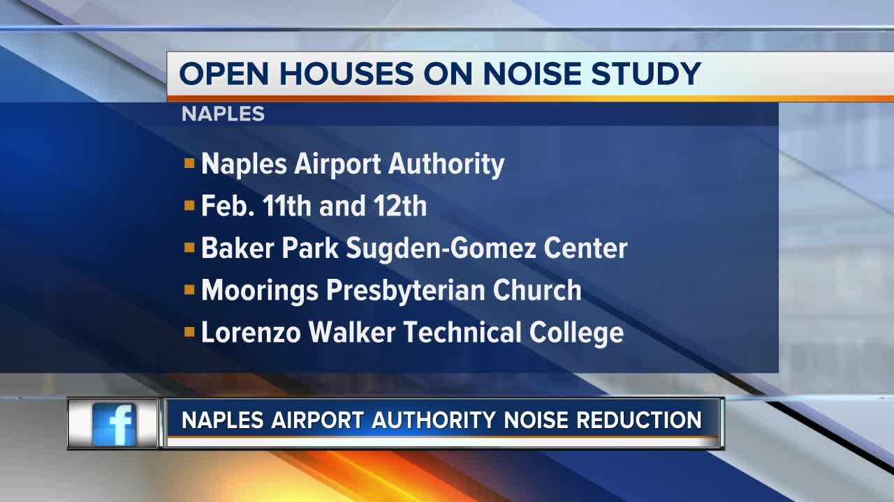 Open houses on airport noise study scheduled in Naples