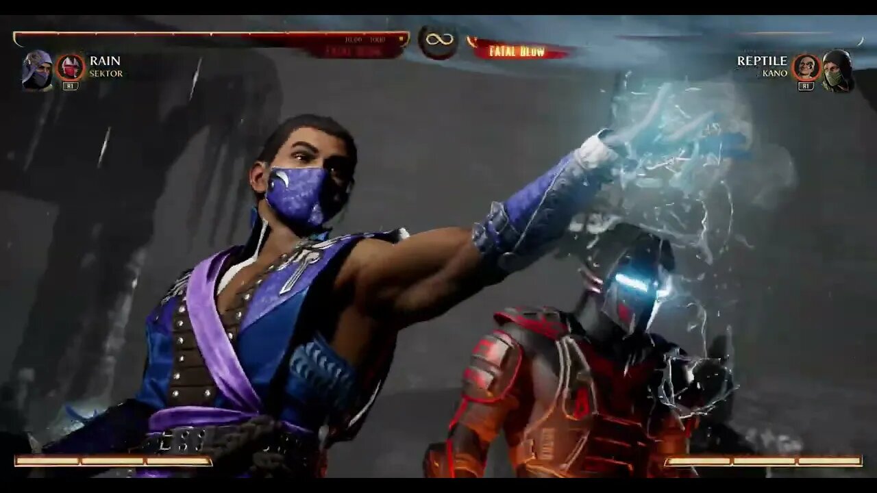 Mortal Kombat 1 2023 Rain & Sektor Kameo Fatal Blow