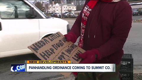 Ordinance prevents giving to panhandlers in Summit County