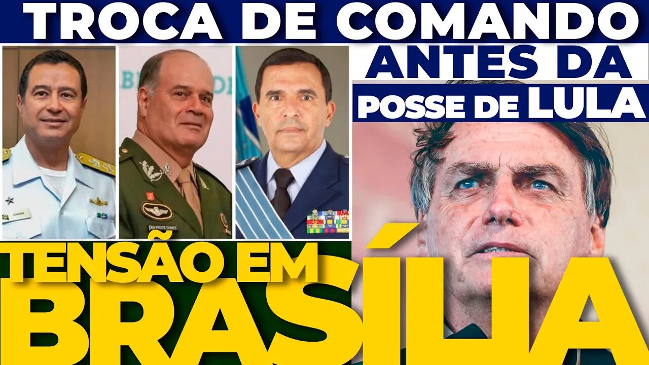 🔴EXTRA URGENTE: Troca de comando das Forças Armadas e Ministro da Defesa antes da posse de Lula🔴🔴