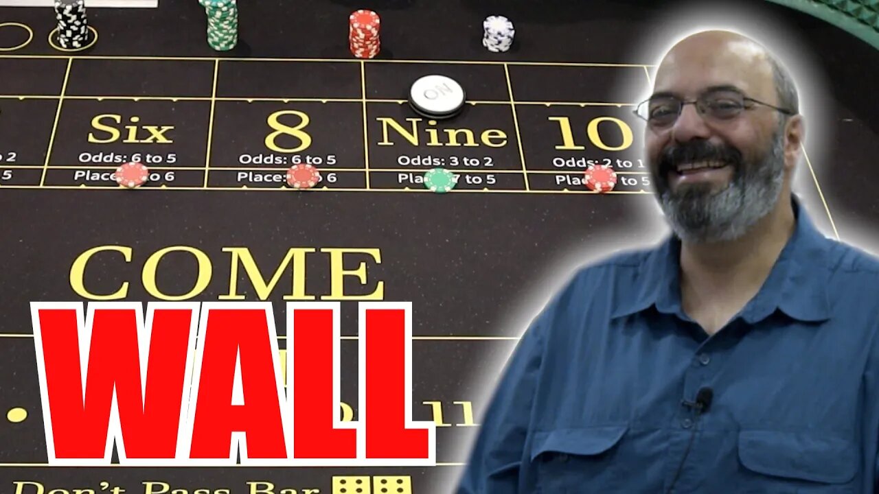 🔥WALL🔥 30 Roll Craps Challenge - WIN BIG or BUST #350