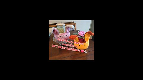Plush Bunny Basket Circular Knit Addi-Sentro- Circular Machine