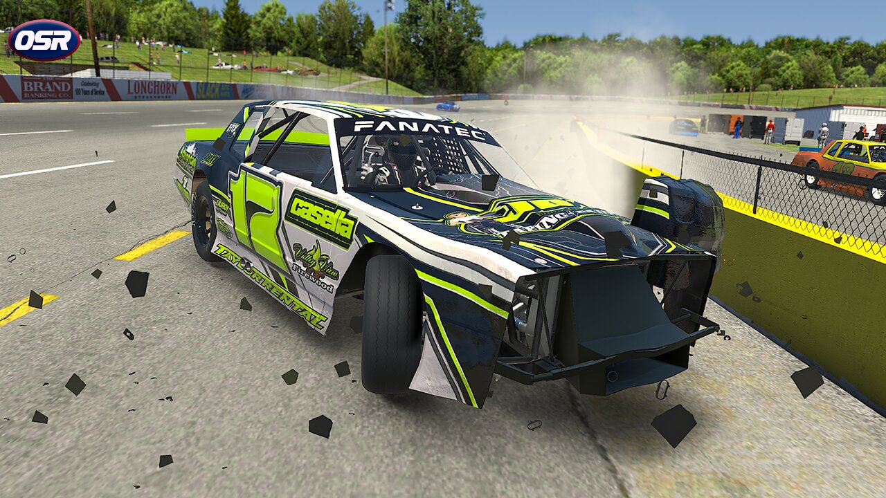 🏁 Don't Get Your Stock Stuck: Asphalt Street Stock Shenanigans at Lanier (iRacing) 🚗💨💥