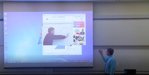 Math Professor Fixes Projector Screen (April Fools) The Best