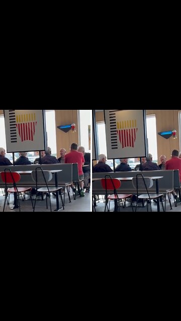 Elderly choir puts on free show in McDonald's