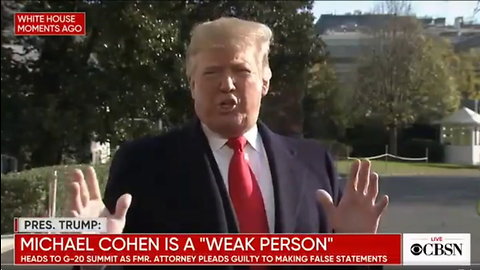 Trump Responds to New Cohen Plea Deal: ‘He’s Lying…’