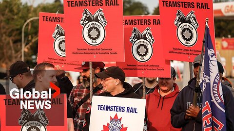 Canadian railway unions looking at all options as CN Rail workers set to join picket lines