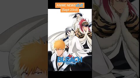 ANIME NEWS 💦 - Sept 23rd