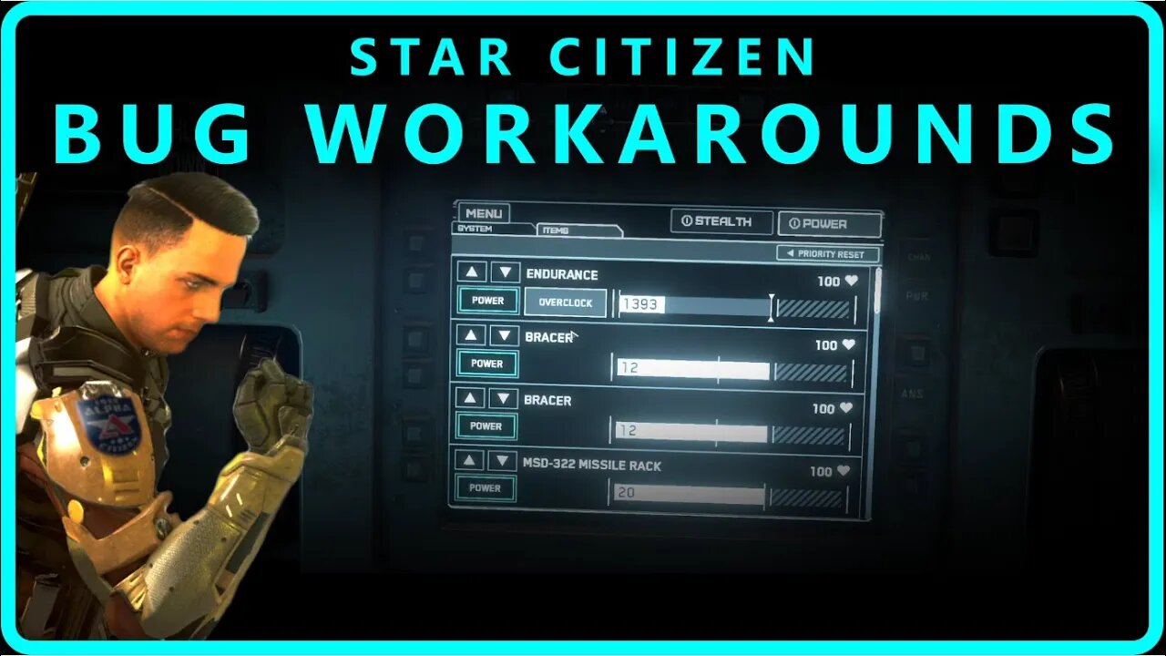 No Power Cannot QT | Bug Workaround #36 for Star Citizen