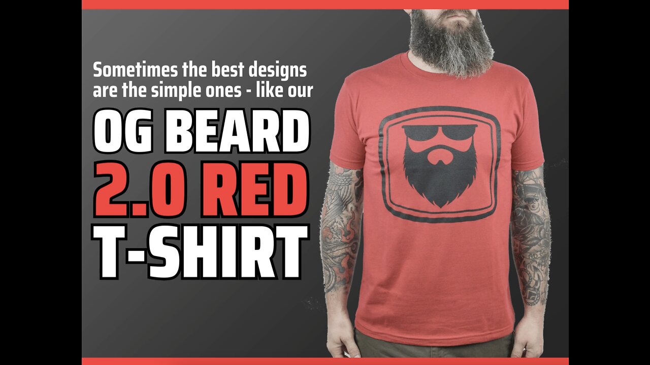 OG BEARD 2.0 RED SHIRT