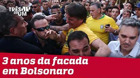 Facada em Bolsonaro completa 3 anos hoje