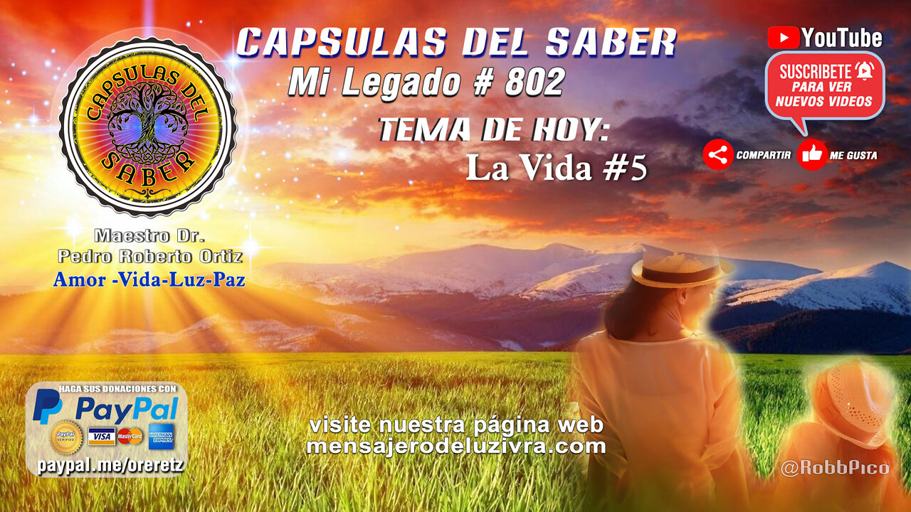 Tema de hoy: La Vida #5. Mi Legado #802