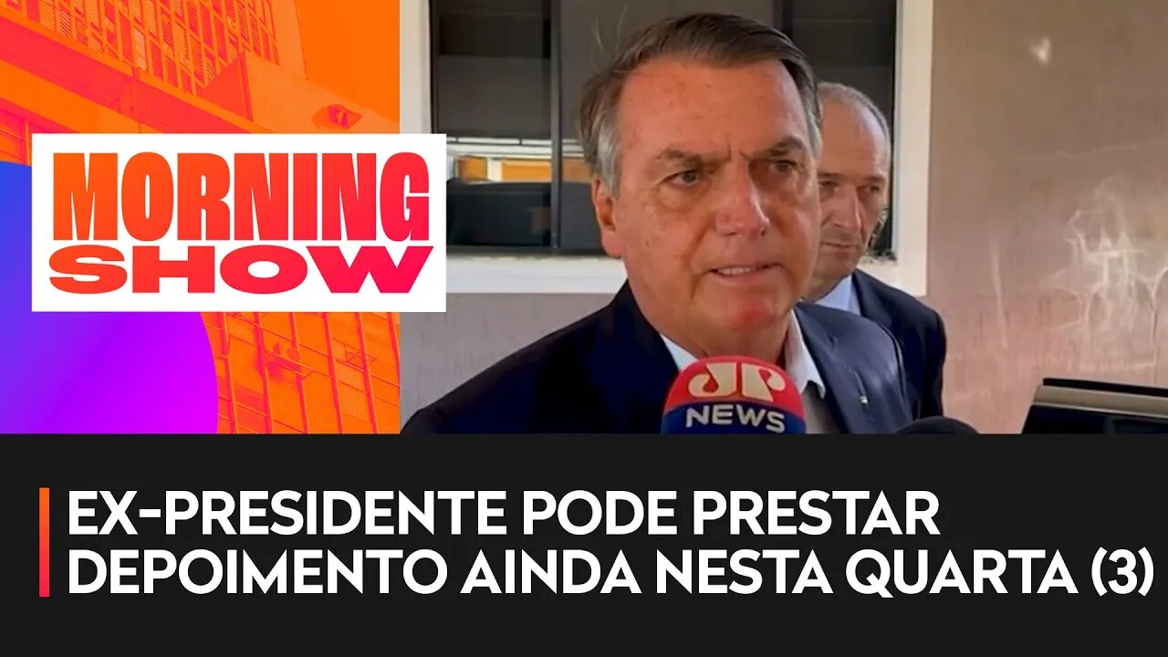 Advogados de Jair Bolsonaro chegam à Polícia Federal