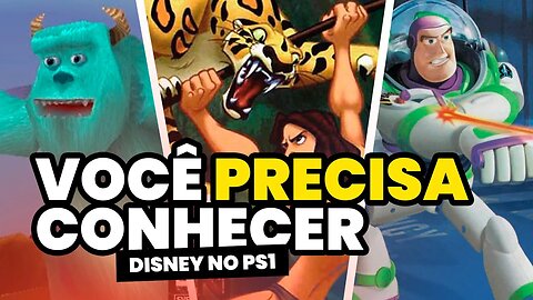 MELHORES JOGOS DA DISNEY DO PLAYSTATION 1