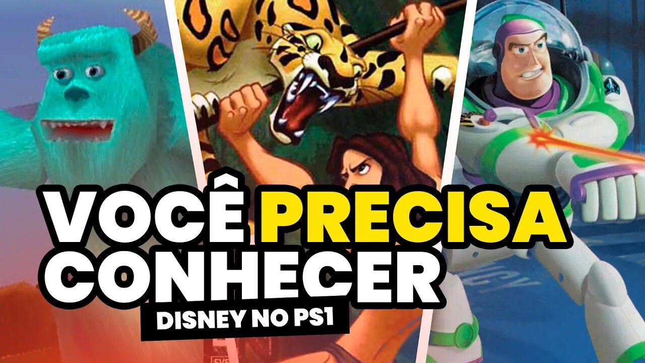 MELHORES JOGOS DA DISNEY DO PLAYSTATION 1