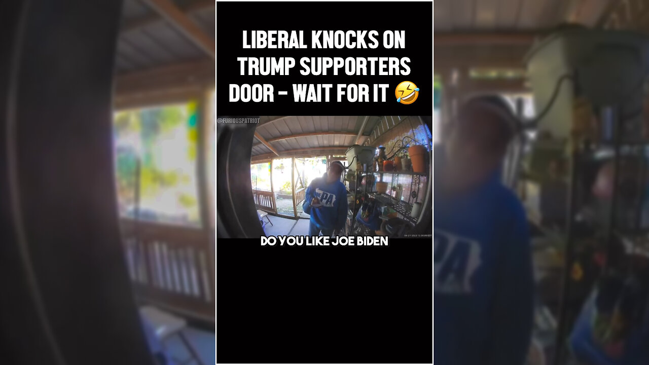 Liberal Knocks On a Trump Supporter's Door, Gets Immediately Rejected