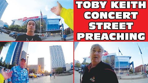 "Conservative Americans" HATE The Street Preaching at Toby Keith Concert | Kerrigan Skelly