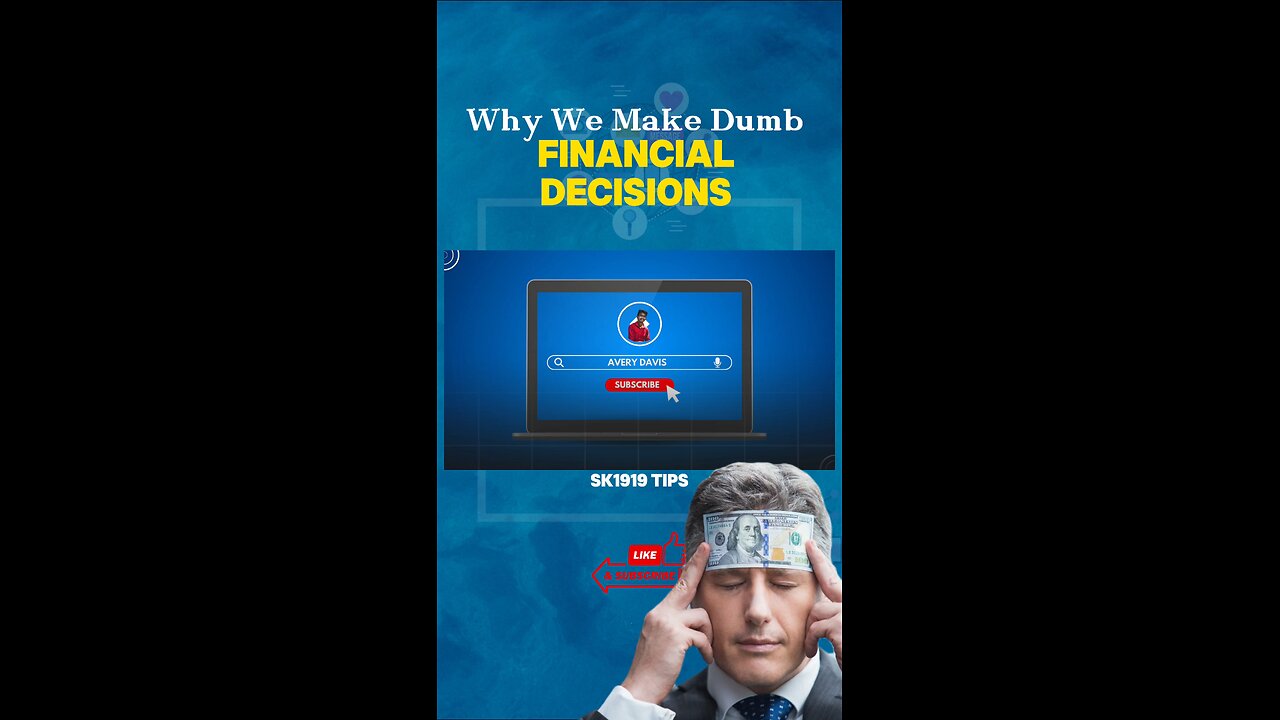 The PSYCHOLOGY of MONEY: Why We Make Dumb Financial Decisions📊💵💸 #trending #finance #shorts