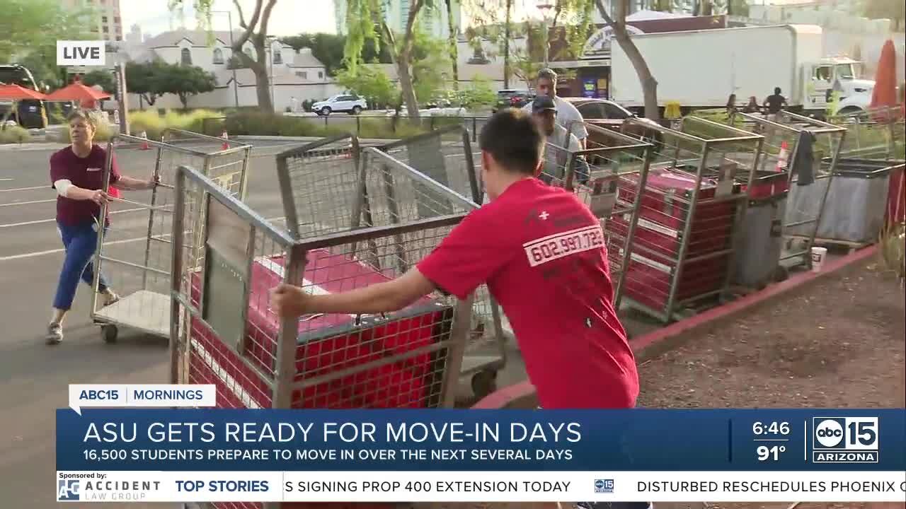 Move-in begins at Arizona State