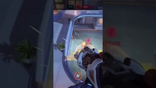 Getting really good at booping people off maps #overwatch2 #gaming #twitchstreamer