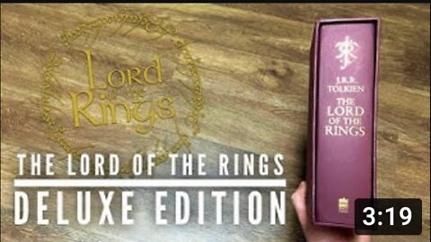 DELUXE EDITION - Lord of the Rings // Stuff I Like